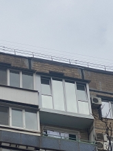 Нестандартное решение остекление балкона